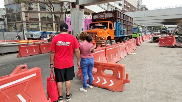 Entre escaleras cerradas, polvo y accesos reducidos, rehabilitan metro Viaducto