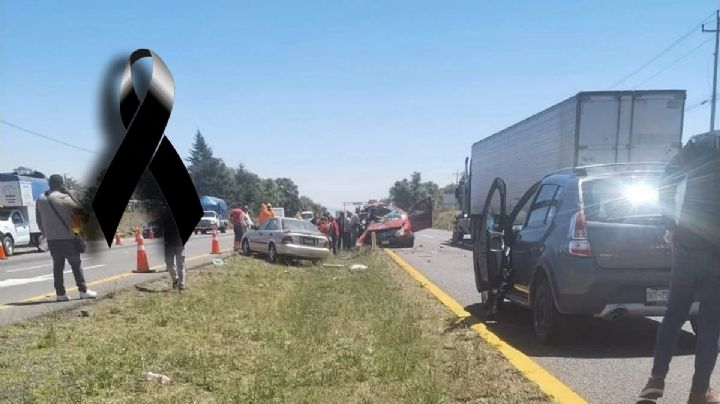 Trágico Día del Niño en la México-Tuxpan: camioneta contra tráiler deja dos muertos | VIDEO
