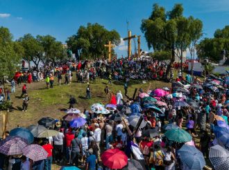 Rompen récord de asistencia en la Pasión de Cristo en Iztapalapa