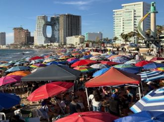Llegan a Mazatlán más de medio millón de turistas; Registras 86% de ocupación hotelera