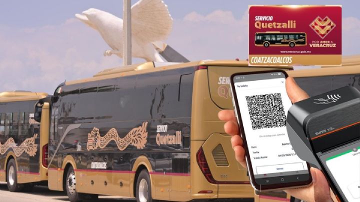 Así podrás pagar en autobuses Quetzalli de Coatzacoalcos; tarifa es de 13 pesos