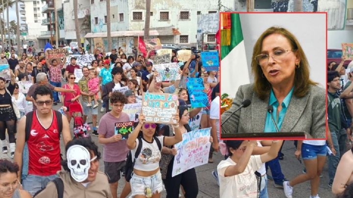 No eran pescadores: asegura Nahle de marcha en Veracruz - Boca del Río contra derrame