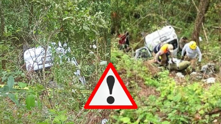 Identifican a hombre y mujeres que cayeron a barranco en carretera Orizaba-Zongolica