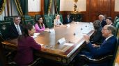 Foto ilustrativa de la nota titulada: Sheinbaum se reúne con ejecutivos en Palacio Nacional para dialogar de inversiones
