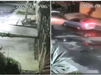 Captan momento en que automovilista abandona a niño en calles de Tlalpan