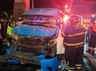 Choque de transporte público deja 7 heridos en Santa Martha Acatitla