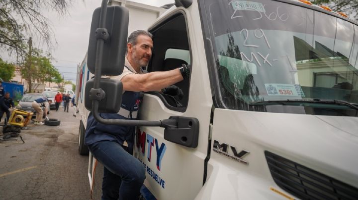 Encabeza Adrián de la Garza operativo integral de servicios públicos en Colonia del Maestro