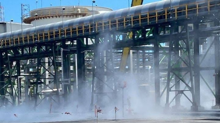 Pemex niega fuga de gas en refinería de Dos Bocas; era vapor de agua