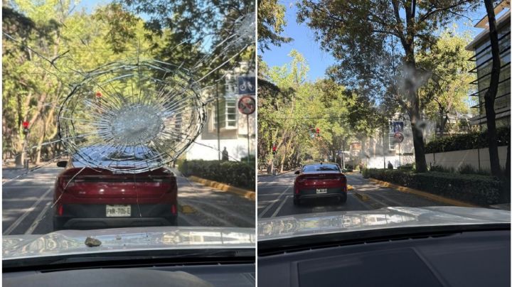Automovilista reporta nueva agresión con roca, ahora en Polanco: “Estaba listo para agredir"