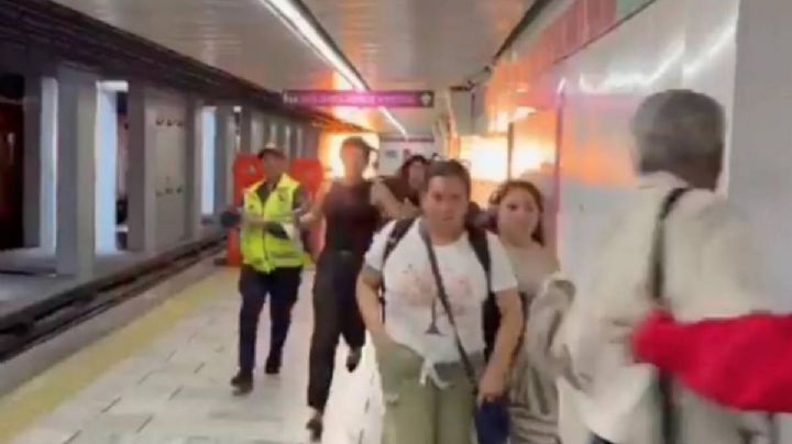 Flamazo en Metro Salto del Agua provoca pánico entre los usuarios