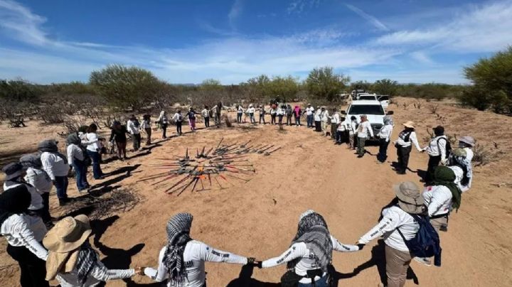 Colectivos hallan 3 osamentas en el ejido Felipe Ángeles, en Sonora