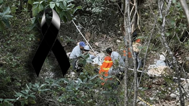 Mueren madre e hijo al caer a barranco de 300 metros de profundidad; así el accidente