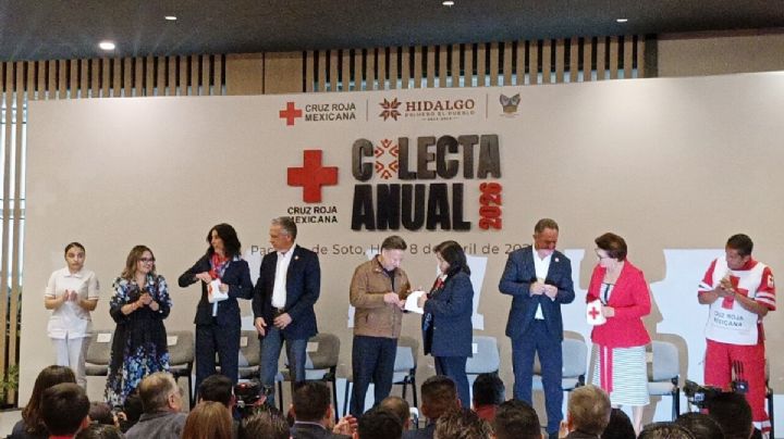 Arranca colecta anual de Cruz Roja Mexicana en Hidalgo, buscan recaudar 7.5 mdp