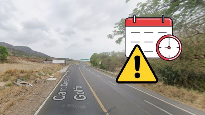 Por esta razón cerrarán temporalmente la carretera Palma Sola - Laguna Verde el 10 de abril