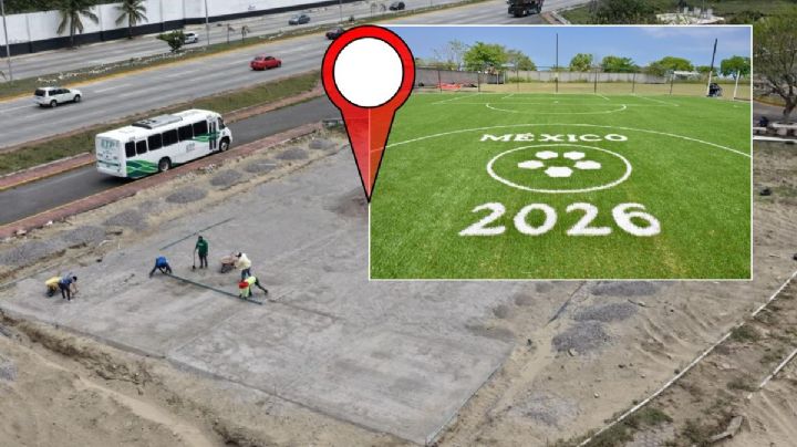 Estas serán las 3 nuevas canchas de futbol en Veracruz, por Mundial 2026