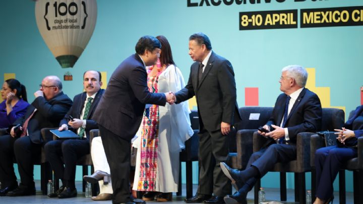 Hidalgo se conecta con el mundo; Menchaca asiste al Buró Ejecutivo de CGLU