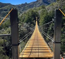 El pueblito donde caminas sobre el puente colgante más largo de Hidalgo