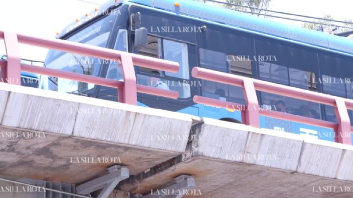 Grietas e inclinación en el Trolebús Elevado de Iztapalapa desatan alerta vecinal