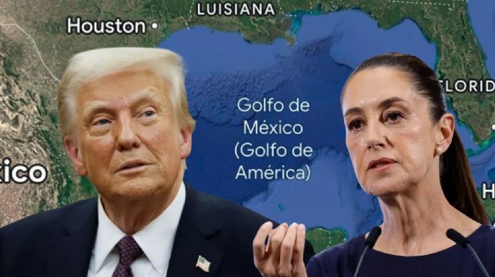 Trump dice que ya no goza de la simpatía de Sheinbaum por el Golfo de México