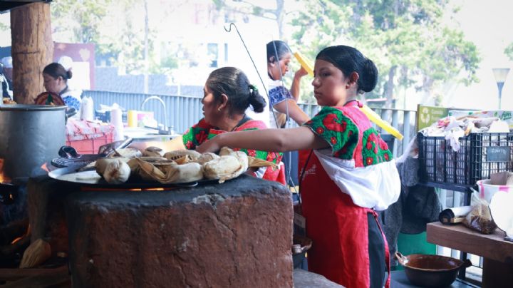 Este fin de semana, 40 grupos musicales y 35 cocineras llevaron el arte y platillos hidalguenses a Los Pinos