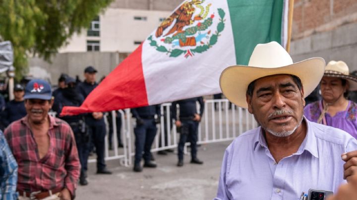 Así fue el desalojo de campesinos de frijol durante protesta en Zacatecas