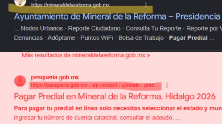 Detectan portal falso para cobrar predial de Mineral de la Reforma