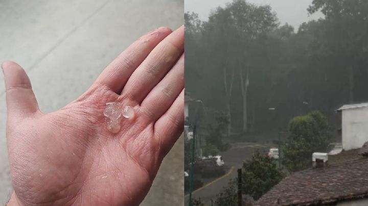 Aguacero en Xalapa: cae granizo y zonas se quedan sin luz hoy 11 de mayo
