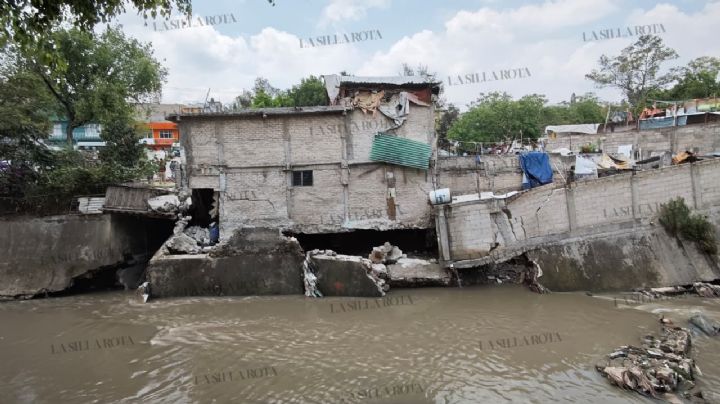 “Nos quedamos sin casa”: lluvias derrumban viviendas en Naucalpan