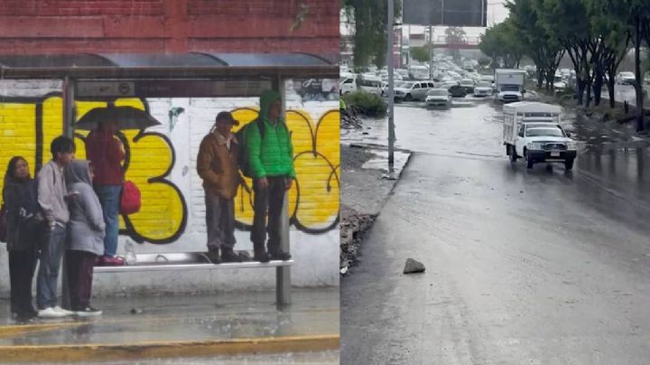 Lluvias en CDMX y Edomex dejan encharcamientos y afectaciones viales hoy 13 de mayo