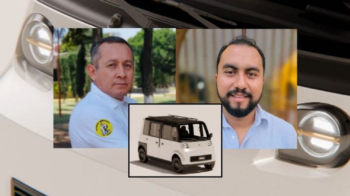 Los 2 veracruzanos que diseñaron Olinia, el carro eléctrico mexicano presentado en mañanera