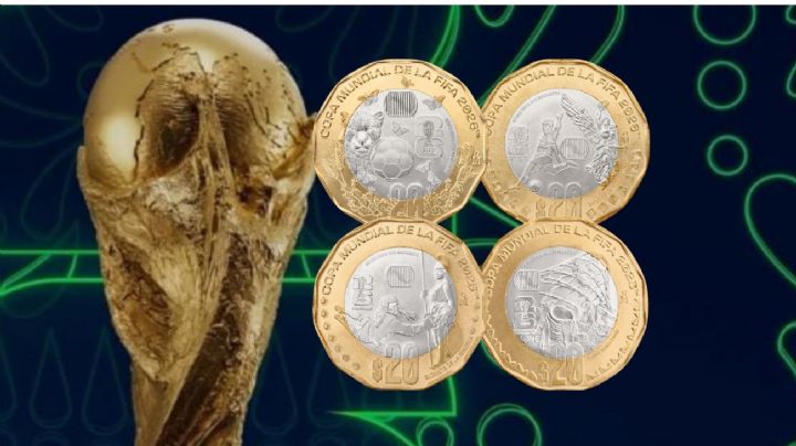 Así son las monedas de 20 pesos del Mundial 2026 que podrías recibir como cambio