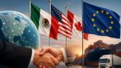 Foto ilustrativa de la nota titulada: Sheinbaum descarta riesgo al T-MEC por acuerdo con la Unión Europea