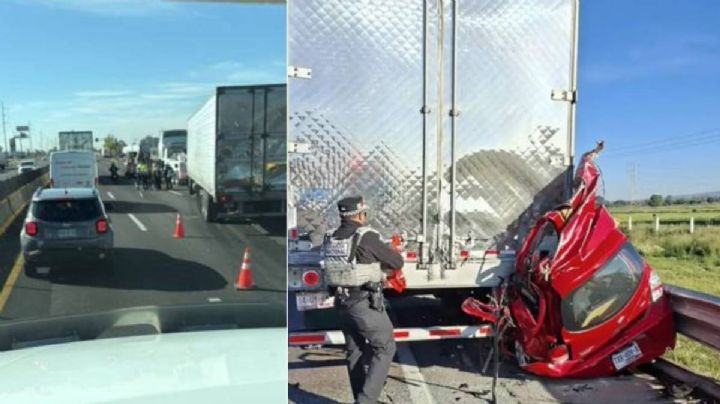 Choque en la autopista México-Puebla deja dos personas muertas; hay afectación vial