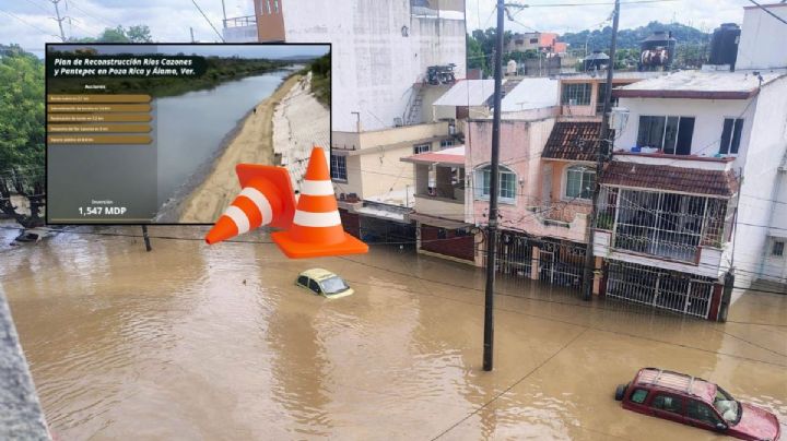 Conagua anuncia inversión millonaria en río Cazones para evitar inundaciones en Poza Rica