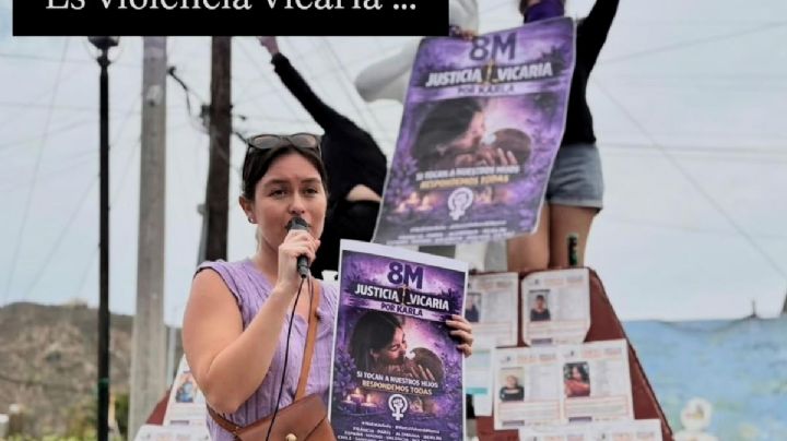 Karla Escobar, activista denuncia violencia vicaria; en menos de 24 horas le quitaron a su hijo