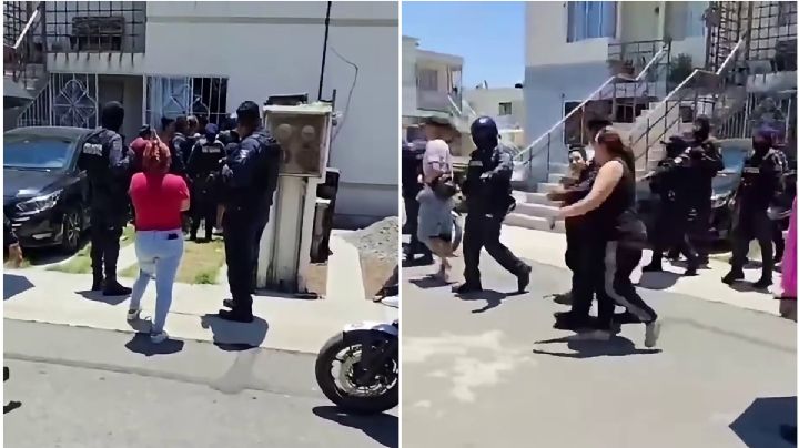 Desalojan a presuntos invasores de casas en Tizayuca; “que me saquen los dueños” | VIDEOS