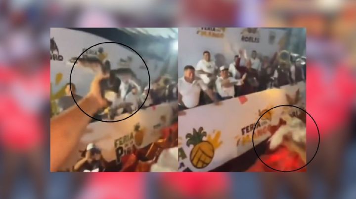 Lanzan pollos vivos "como dulces" en feria de Medellín de Bravo; activistas exigen sanción