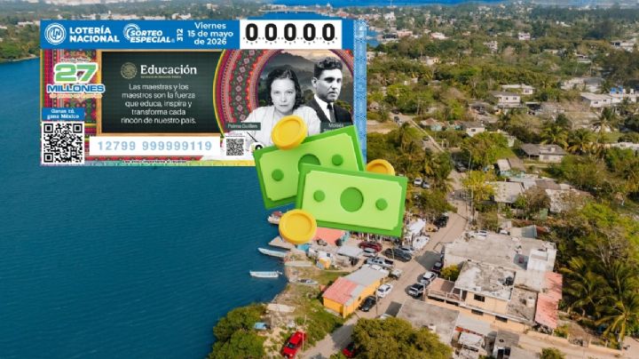 Cae premio de 1.5 millones de pesos de la Lotería Nacional en este municipio de Veracruz