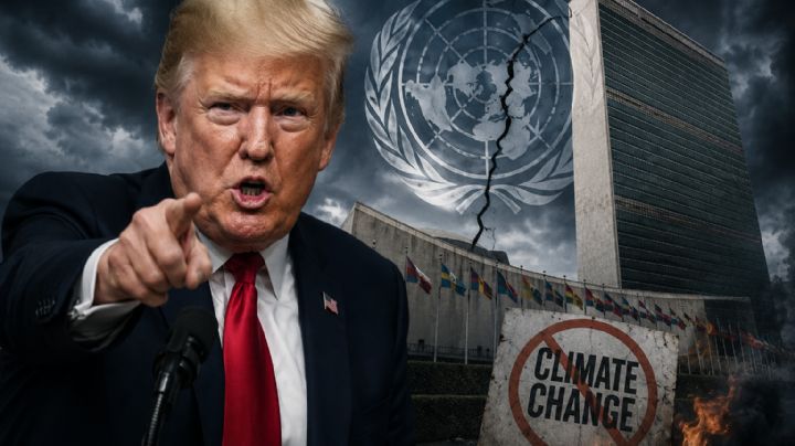 Trump acusa a la ONU de exagerar el cambio climático, pero distorsiona la información