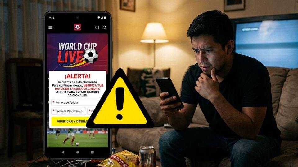 Este fraude se aprovecha del interés de miles de aficionados por seguir la jornada mundialista para crear plataformas fraudulentas que usan nombres, logotipo y diseños muy similares a los oficiales para generar confianza en los usuarios.