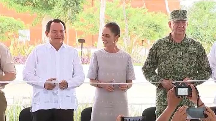 En México no mandan intereses extranjeros: Sheinbaum al inaugurar hospital en Yucatán