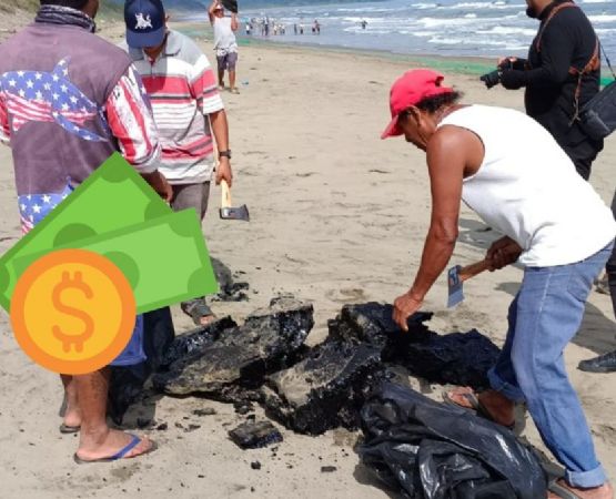 Foto descriptiva de: Este día entregarán apoyo de 4 mil pesos a pescadores de Veracruz tras derrame