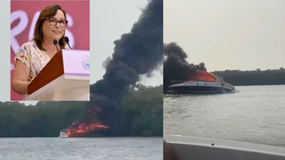 Explosión de yate privado en El Estero, Alvarado, ya es investigado: Nahle