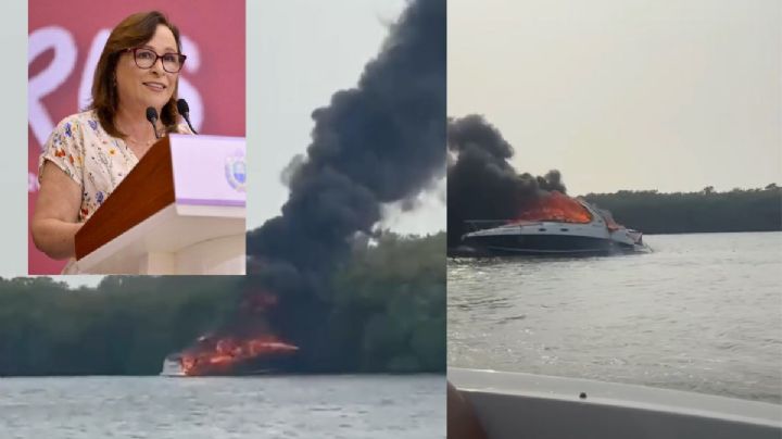 Ya se investiga explosión de yate privado en El Estero, Alvarado, informa Nahle