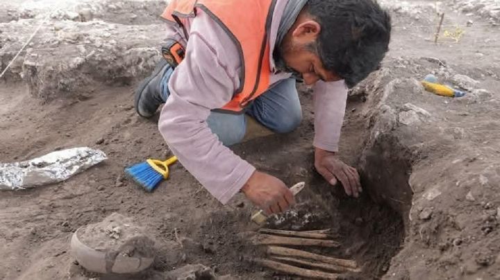 Tren México-Querétaro en Tula: hallan tumbas teotihuacanas milenarias