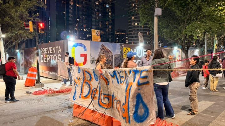 Vecinos instalan plantón frente a construcción de Be Grand en Polanco; exigen inspección judicial