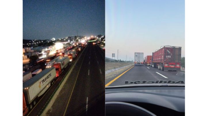 Más de 20 horas de bloqueo en la carretera 57; filas superan los 40 kilómetros
