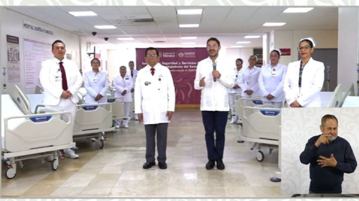 Martí Batres entrega 31 camas nuevas al Hospital Regional del ISSSTE de Veracruz