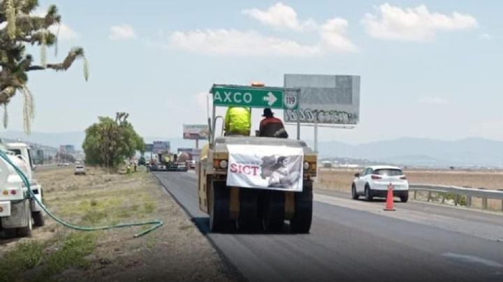 La México-Pachuca luce renovada con nuevo asfalto y señales de tránsito