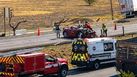 Chofer de tráiler sufrió infarto y provocó accidente mortal en carretera Celaya-Querétaro
